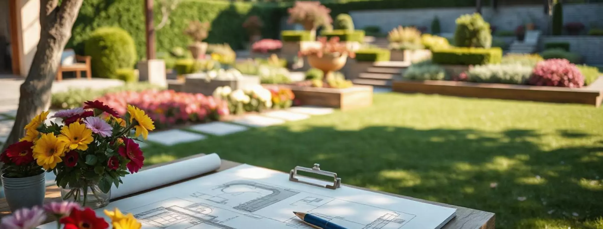kreative Gartenplanung